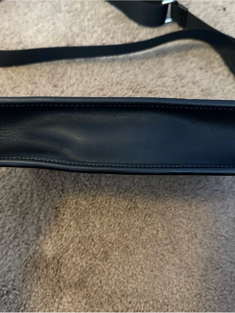 Coach Black Signature Canvas & Leather Messenger Crossbody